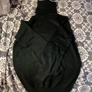 Turtleneck sweater dress